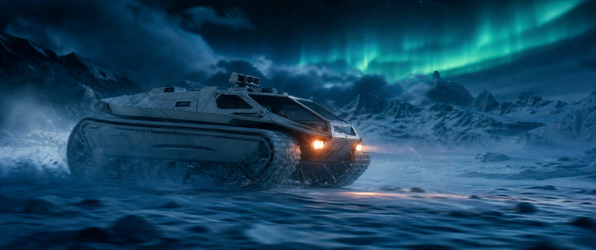 Aurora Expedition storyboard frame: Tracking